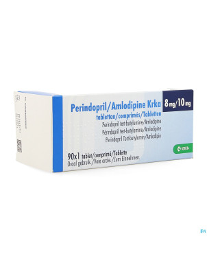 Perindopril amlodipine krka 8mg/10mg comp  90