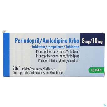 Perindopril amlodipine krka 8mg/10mg comp  90