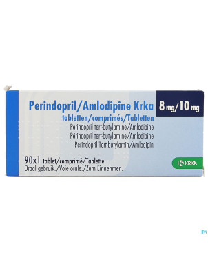 Perindopril amlodipine krka 8mg/10mg comp  90