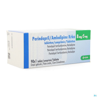 Perindopril amlodipine krka 8mg/ 5mg comp  90