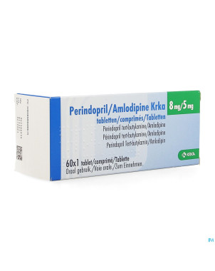 Perindopril amlodipine krka 8mg/ 5mg comp  60