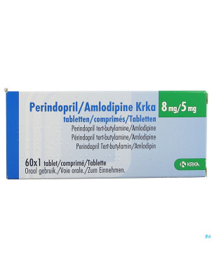 Perindopril amlodipine krka 8mg/ 5mg comp  60