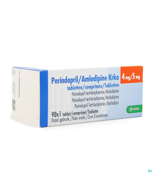 Perindopril amlodipine krka 4mg/ 5mg comp  90