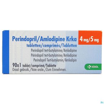 Perindopril amlodipine krka 4mg/ 5mg comp  90