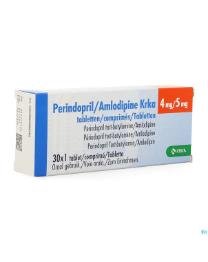 Perindopril amlodipine krka 4mg/ 5mg comp  30