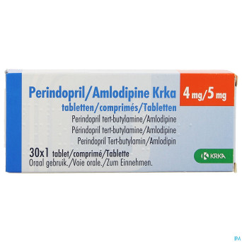 Perindopril amlodipine krka 4mg/ 5mg comp  30