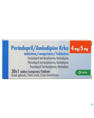 Perindopril amlodipine krka 4mg/ 5mg comp  30