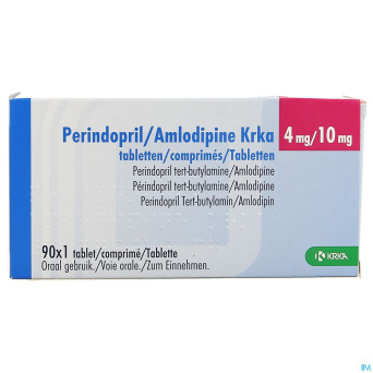 Perindopril amlodipine krka 4mg/10mg comp  90