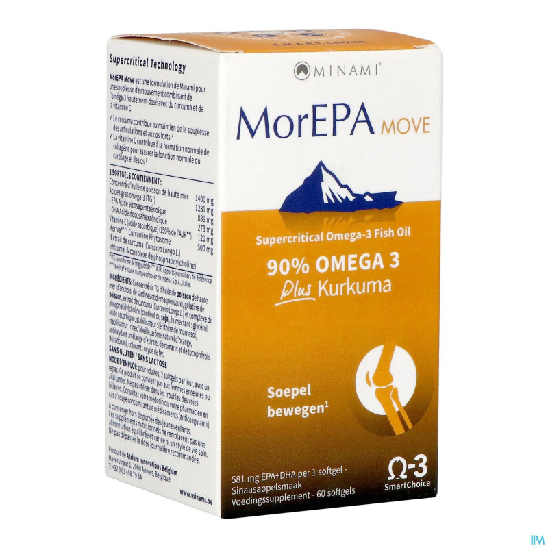 Minami morepa move plus curcuma    softgels  60