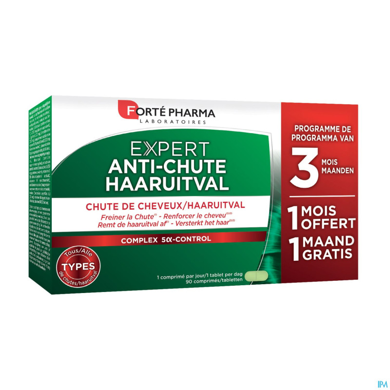 Expert cheveux a/chute comp 3x30    2+1 gratuit