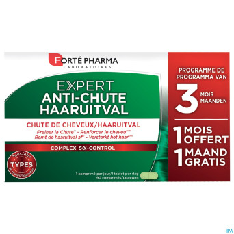 Expert cheveux a/chute comp 3x30    2+1 gratuit
