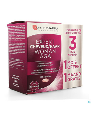 Expert cheveux femme aga caps 180    2+1 gratuit