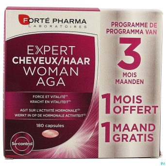 Expert cheveux femme aga caps 180    2+1 gratuit