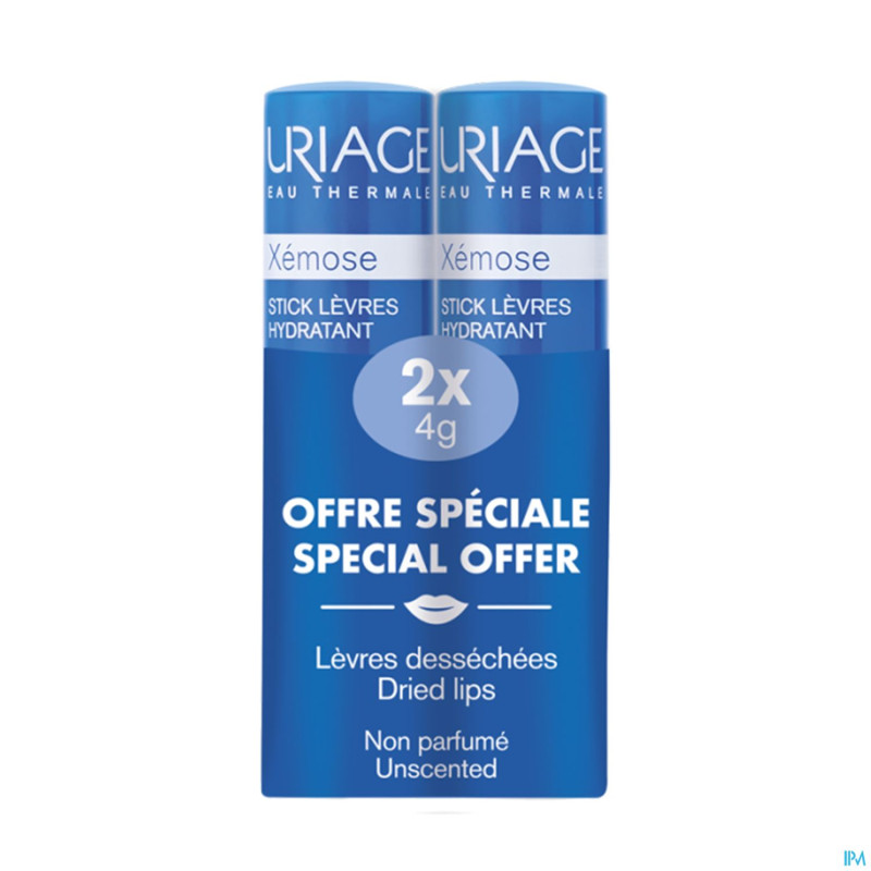 Uriage xemose stick levres    2x4g