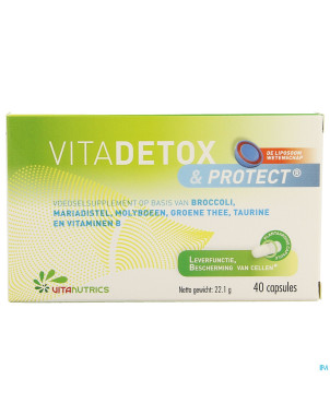 Vitadetox + protect    caps 40