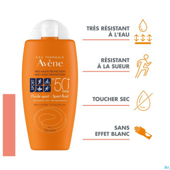 Avene sol spf50+ fluide sport    100ml