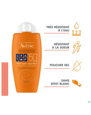 Avene sol spf50+ fluide sport    100ml