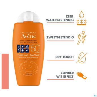 Avene sol spf50+ fluide sport    100ml