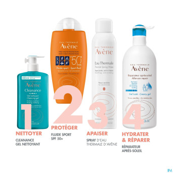 Avene sol spf50+ fluide sport    100ml