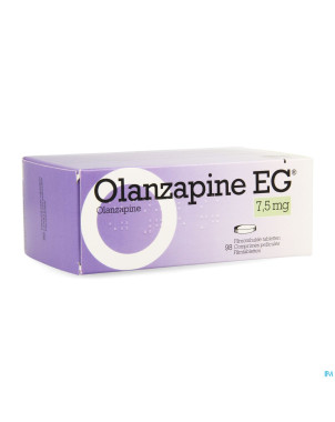 Olanzapine eg comp pell 98 x  7,5mg pip