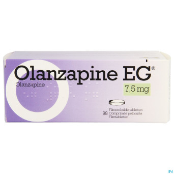 Olanzapine eg comp pell 98 x  7,5mg pip