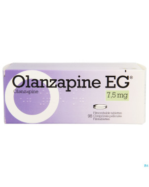 Olanzapine eg comp pell 98 x  7,5mg pip