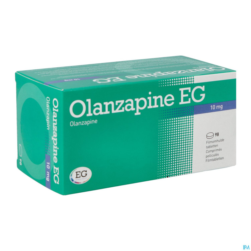 Olanzapine eg comp pell 98 x 10,0mg pip