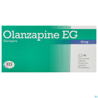 Olanzapine eg comp pell 98 x 10,0mg pip