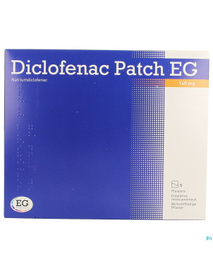 Diclofenac patch eg 140mg emplatre  5