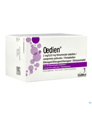 Oedien 2mg/0,03mg comp pell  6 x 28