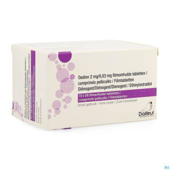 Oedien 2mg/0,03mg comp pell 13 x 28