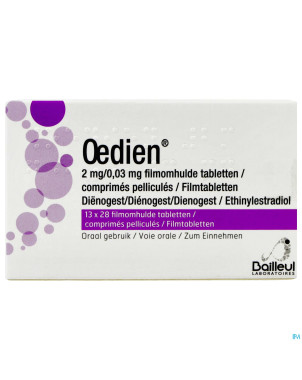 Oedien 2mg/0,03mg comp pell 13 x 28
