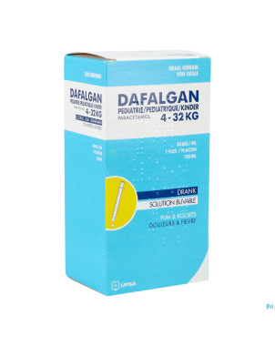 Dafalgan pediatrie 30mg/ml sirop    150ml