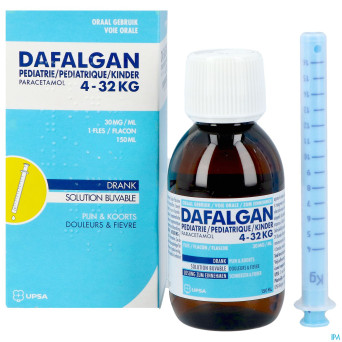 Dafalgan pediatrie 30mg/ml sirop    150ml