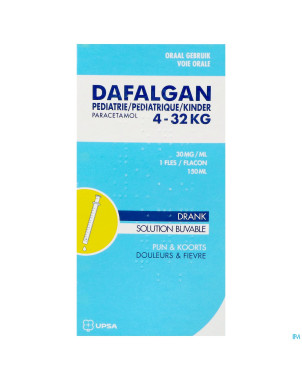 Dafalgan pediatrie 30mg/ml sirop    150ml
