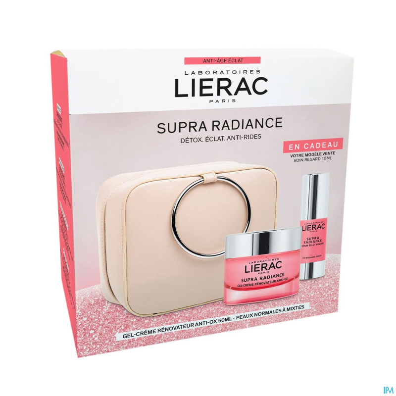 Lierac coffret supra radiance gelcr 50ml+yeux15+tr