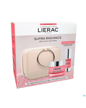 Lierac coffret supra radiance gelcr 50ml+yeux15+tr