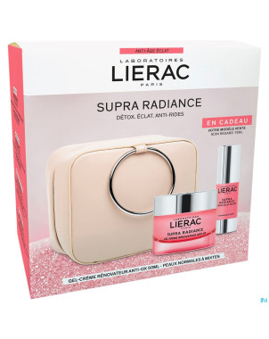 Lierac coffret supra radiance gelcr 50ml+yeux15+tr