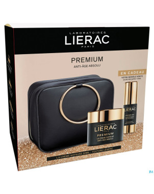 Lierac coffret premium cr soyeuse 50ml+yeux 15+tr