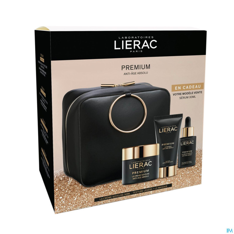 Lierac coffret premium cr soy.50ml+75ml+30ml+tr