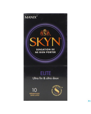 Manix skyn elite preservatifs 10