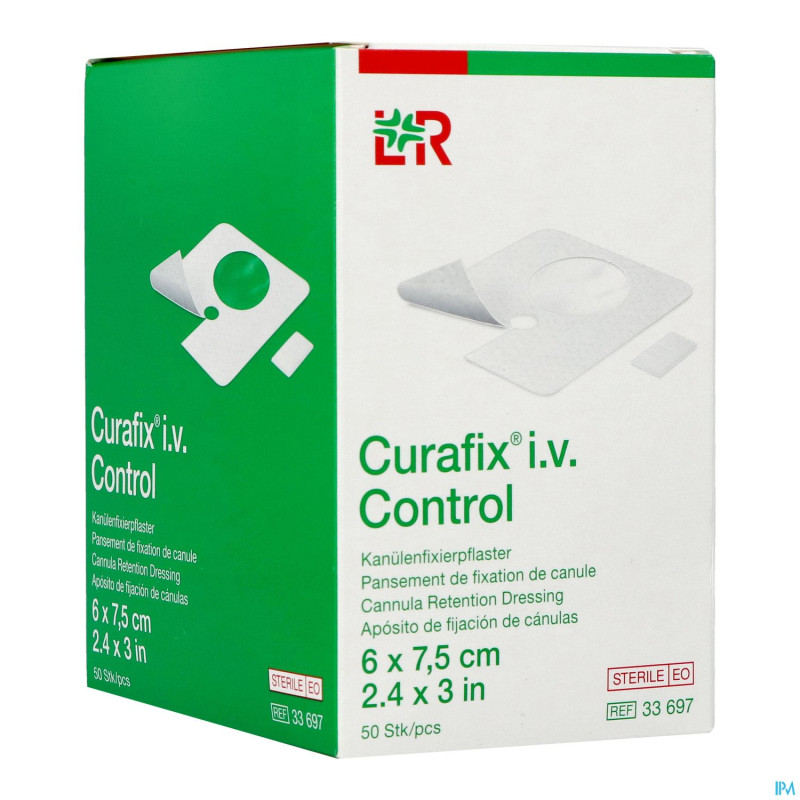 Curafix i.v. control 6x7,5cm    50