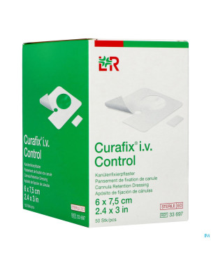 Curafix i.v. control 6x7,5cm    50