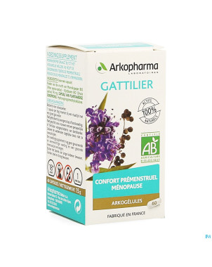 Arkogelules gattilier bio   caps 60