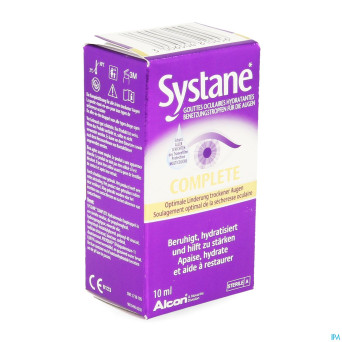 Systane complete gutt oculaires hydra    fl 10ml