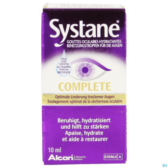 Systane complete gutt oculaires hydra    fl 10ml