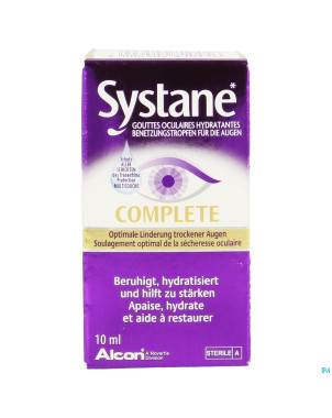 Systane complete gutt oculaires hydra    fl 10ml