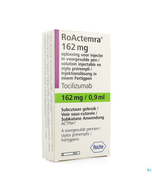 Roactemra 162mg 180mg/ml sol inj stylo prerempli 4