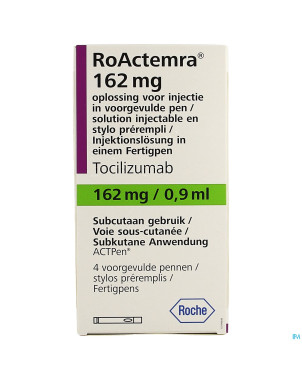 Roactemra 162mg 180mg/ml sol inj stylo prerempli 4