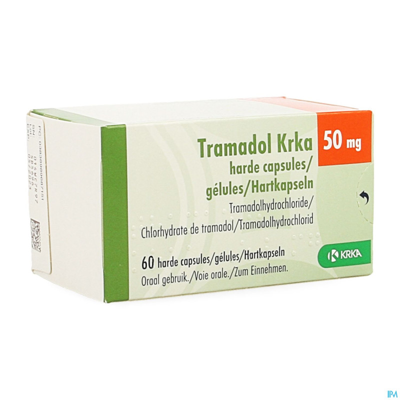 Tramadol krka 50mg caps dur blister  60 ud